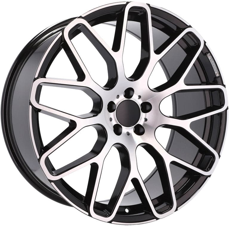 Racingline AT967 20x9.5 5x112 ET35 Black Polished Mercedes - Wheelsup.sk