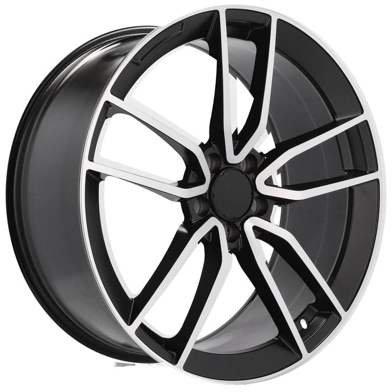 Racingline B5610 21x10 5x112 ET54 Black Polished Mercedes - Wheelsup.sk