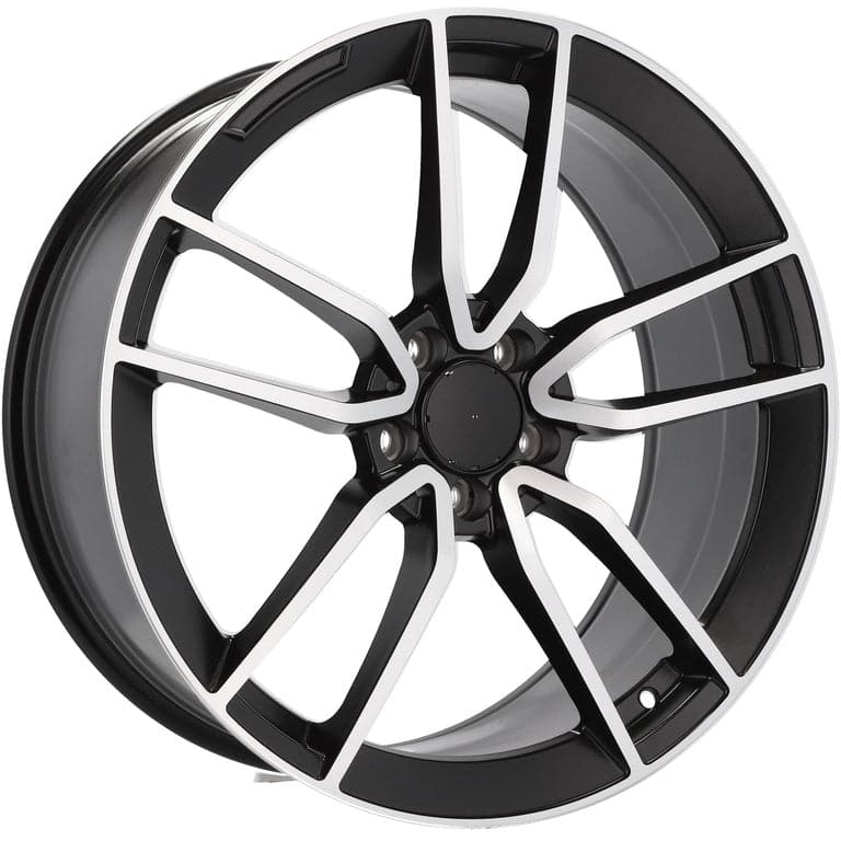Racingline B5610 21x10 5x112 ET54 Black Polished Mercedes - Wheelsup.sk