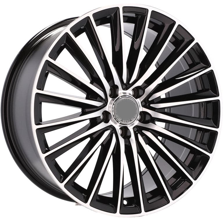 Racingline B5909 18x8 5x112 ET45 Black Polished Mercedes - Wheelsup.sk
