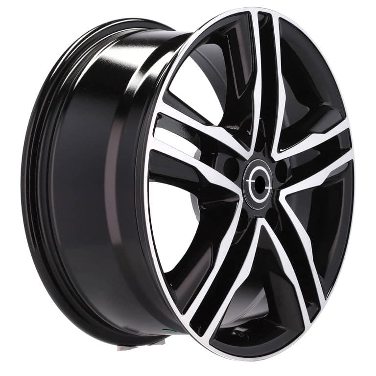 Racingline BK424 17x7.5 5x118 ET45 Black Polished Opel - Wheelsup.sk