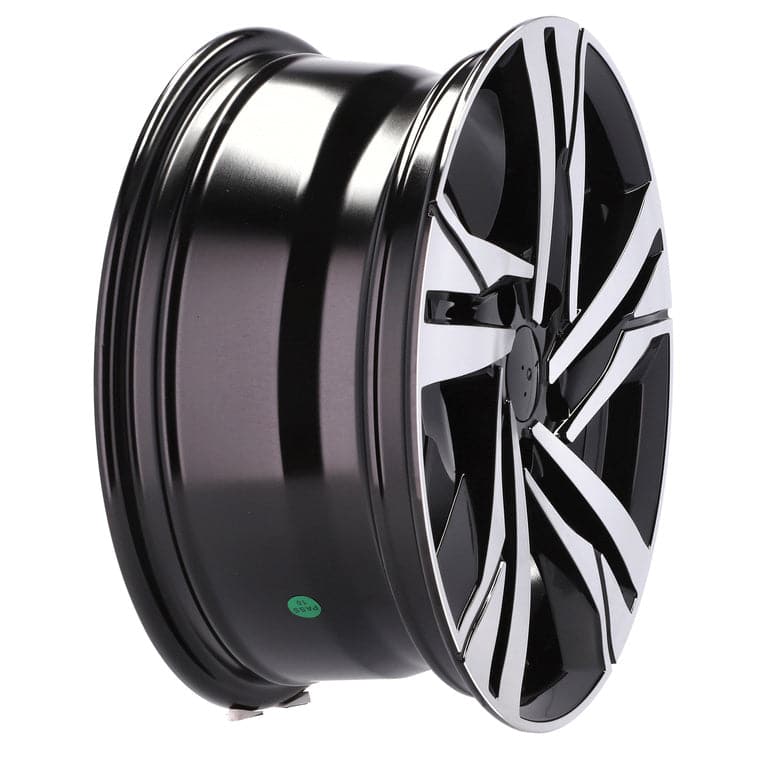 Racingline B5543 16x7 5x108 ET40 Black Polished Peugeot - Wheelsup.sk