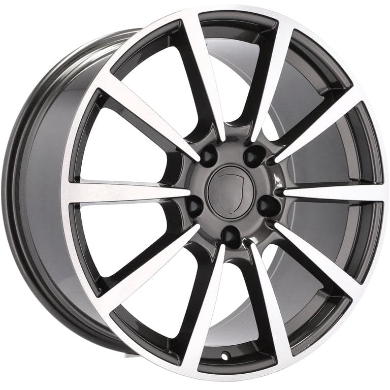 Racingline 1067 20x8.5 5x130 ET50 Grey Polished Porsche - Wheelsup.sk