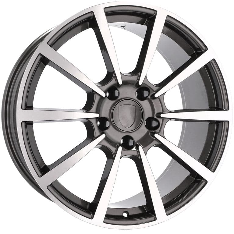 Racingline 1067 20x8.5 5x130 ET50 Grey Polished Porsche - Wheelsup.sk