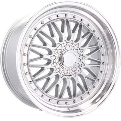 Alu kola Racing Line BY479 9x16 4x100 ET20 73.1 Silver & Polished Lip