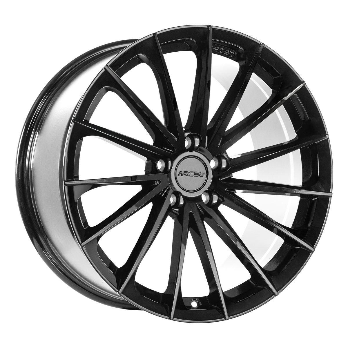 Alu kola Arceo BERLIN 8.5x19 5x114.3 ET38 Glossy Black | Wheelsup.cz