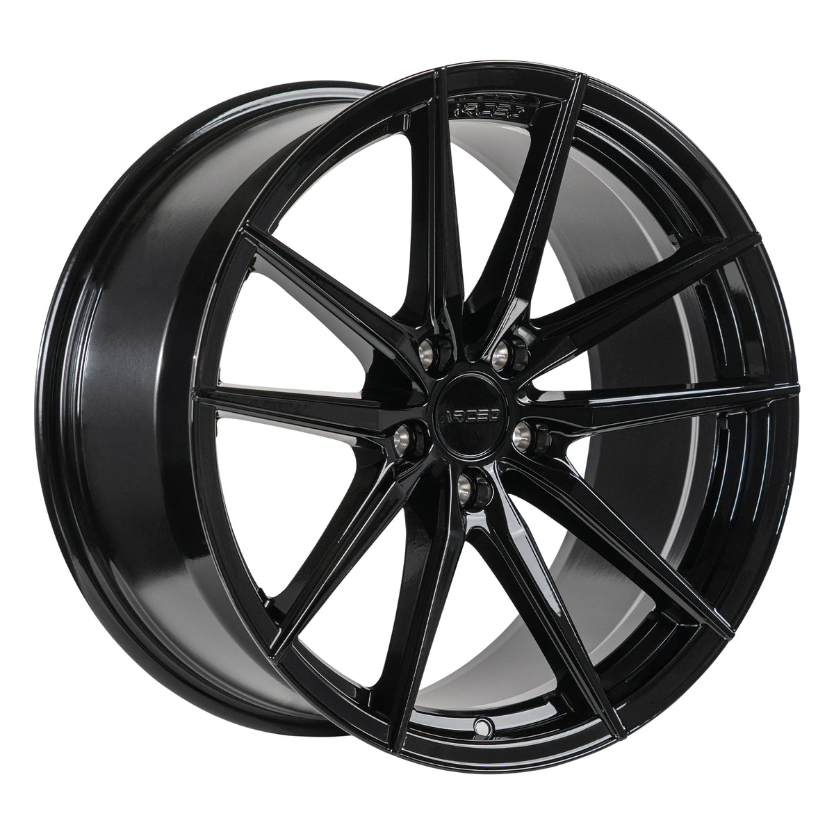 Alu kola Arceo MONACO 8.5x19 5x108 ET33 Glossy Black | Wheelsup.cz