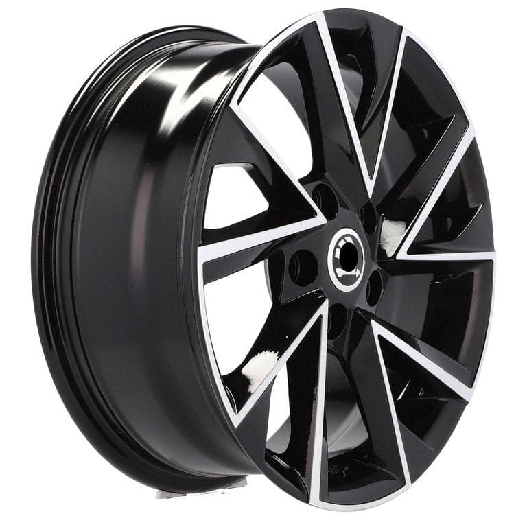 Racingline FE181 19x8 5x112 ET40 Black Polished Škoda - Wheelsup.sk