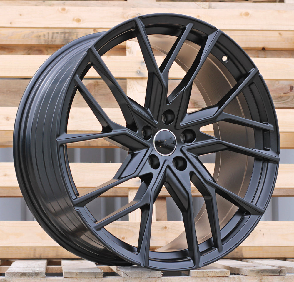 Alu disky pre Audi YF5771 8.5x21 5x112 ET40 57.1 Čierna