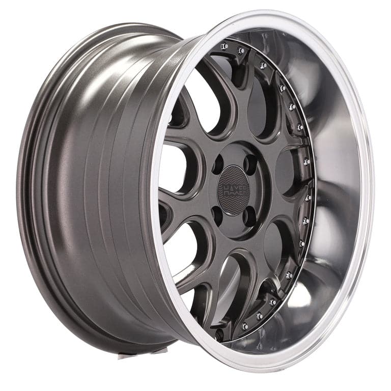 Racingline FR762 16x7 3x112 ET30 Gun Metal & Polished Lip Smart - Wheelsup.sk