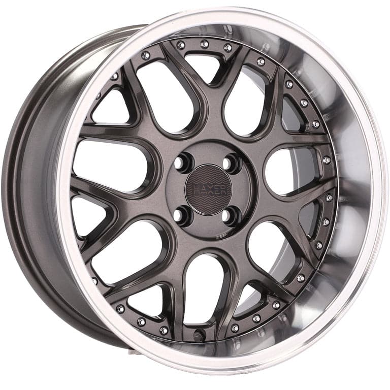 Racingline FR762 16x7 3x112 ET30 Gun Metal & Polished Lip Smart - Wheelsup.sk
