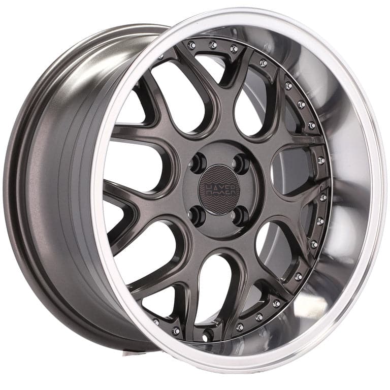 Racingline FR762 16x7 3x112 ET30 Gun Metal & Polished Lip Smart - Wheelsup.sk
