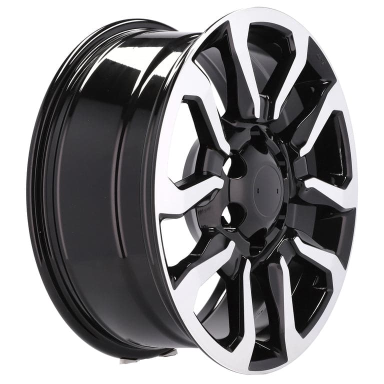 Racingline B1623 18x7.5 6x139.7 ET25 Black Polished Toyota - Wheelsup.sk