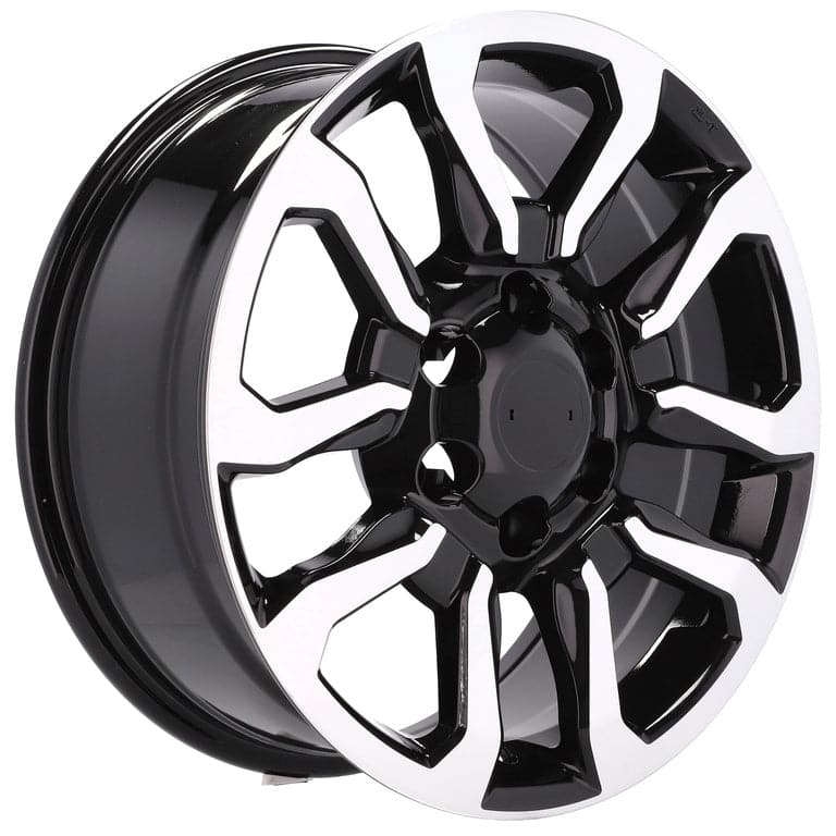 Racingline B1623 18x7.5 6x139.7 ET25 Black Polished Toyota - Wheelsup.sk
