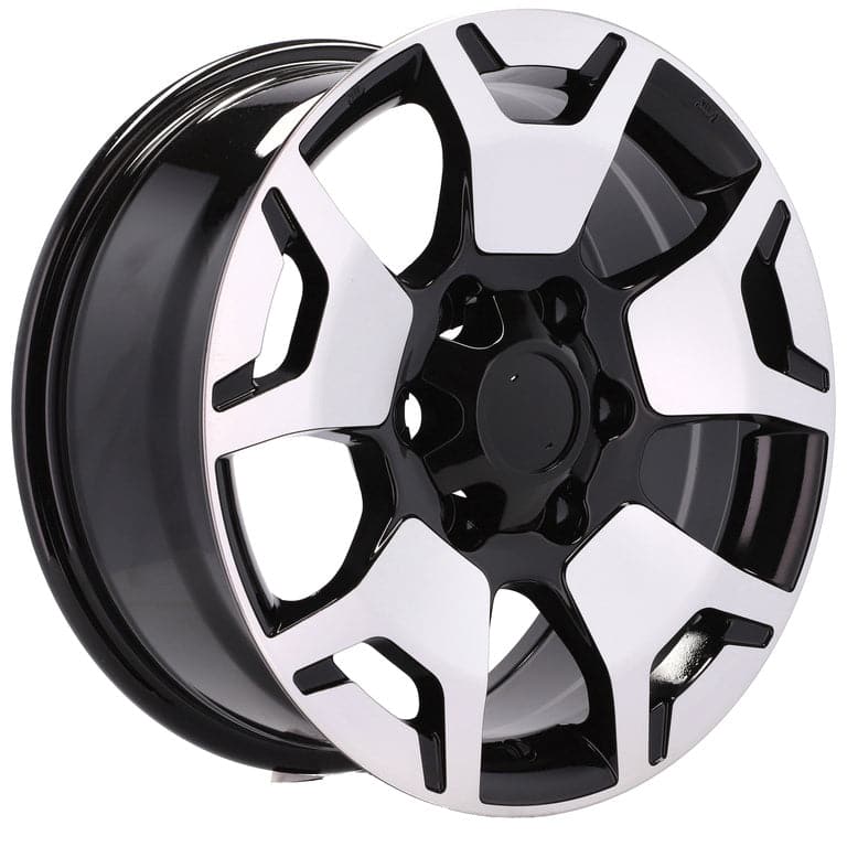 Racingline B1460 18x7.5 6x139.7 ET25 Black Polished Toyota - Wheelsup.sk