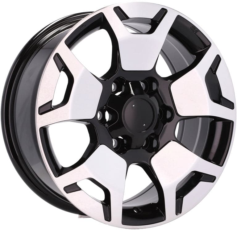 Racingline B1460 18x7.5 6x139.7 ET25 Black Polished Toyota - Wheelsup.sk