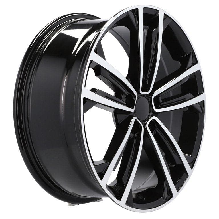 Racingline B1415 18x7.5 5x112 ET45 Black Polished VW - Wheelsup.sk