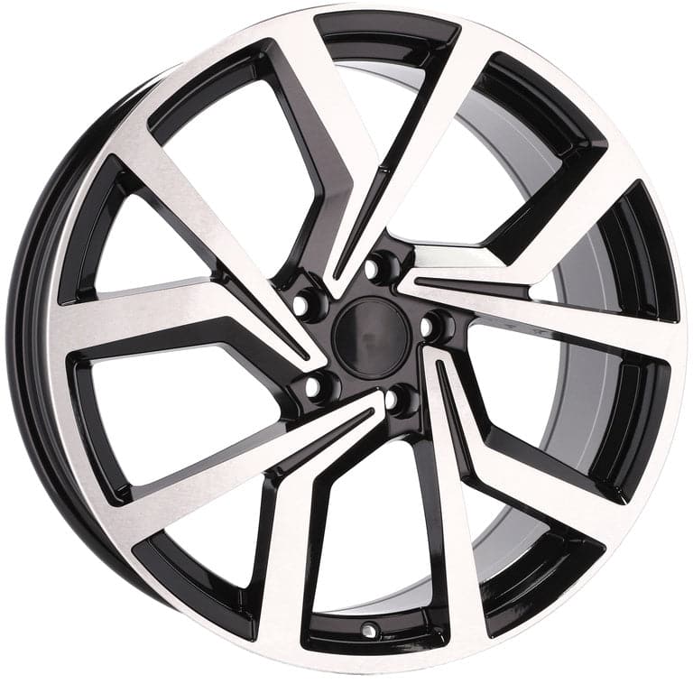 Racingline B1154 18x8 5x112 ET40 Black Polished VW - Wheelsup.sk