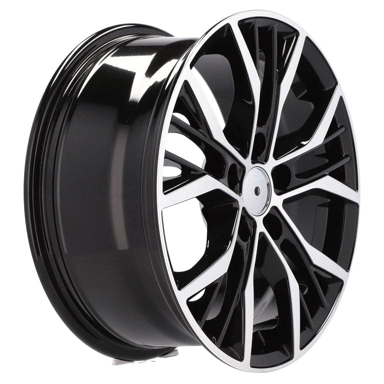 Racingline BK713 19x7.5 5x112 ET51 Black Polished VW - Wheelsup.sk