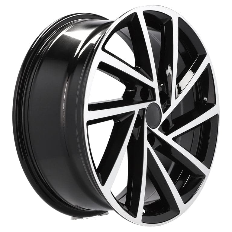 Racingline B5329 18x7.5 5x112 ET45 Black Polished VW - Wheelsup.sk