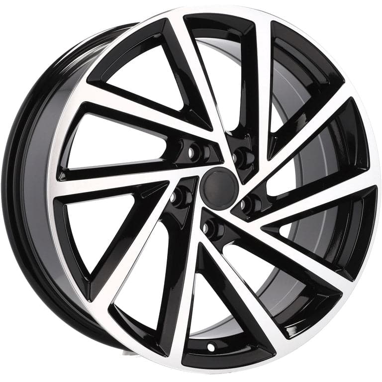 Racingline B5329 18x7.5 5x112 ET45 Black Polished VW - Wheelsup.sk