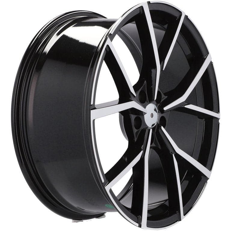 Racingline B5801 18x7.5 5x112 ET45 Black Polished VW - Wheelsup.sk