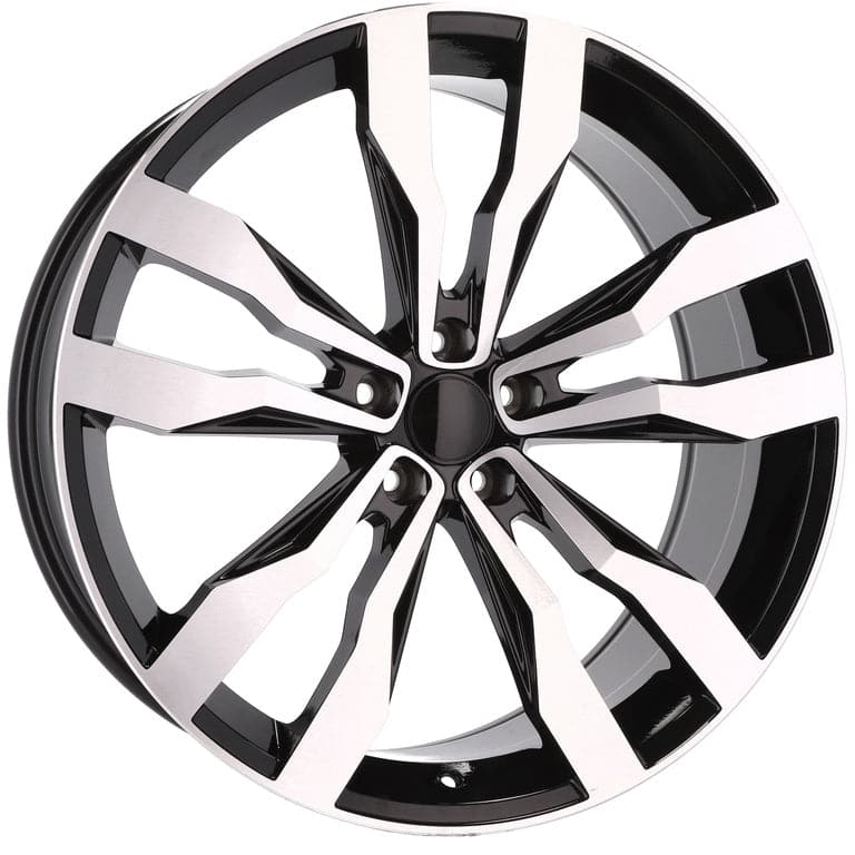 Racingline B5333 21x9 5x112 ET31 Black Polished VW - Wheelsup.sk