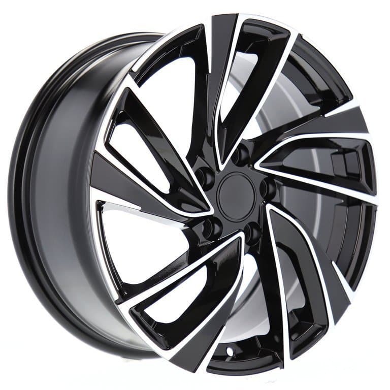 Racingline B5772 18x7.5 5x112 ET45 Black Polished VW - Wheelsup.sk