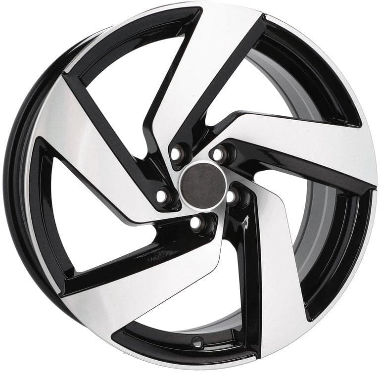 Racingline B5773 18x7.5 5x112 ET51 Black Polished VW - Wheelsup.sk