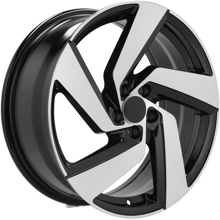 Racingline B5773 18x7.5 5x112 ET51 Black Polished VW - Wheelsup.sk