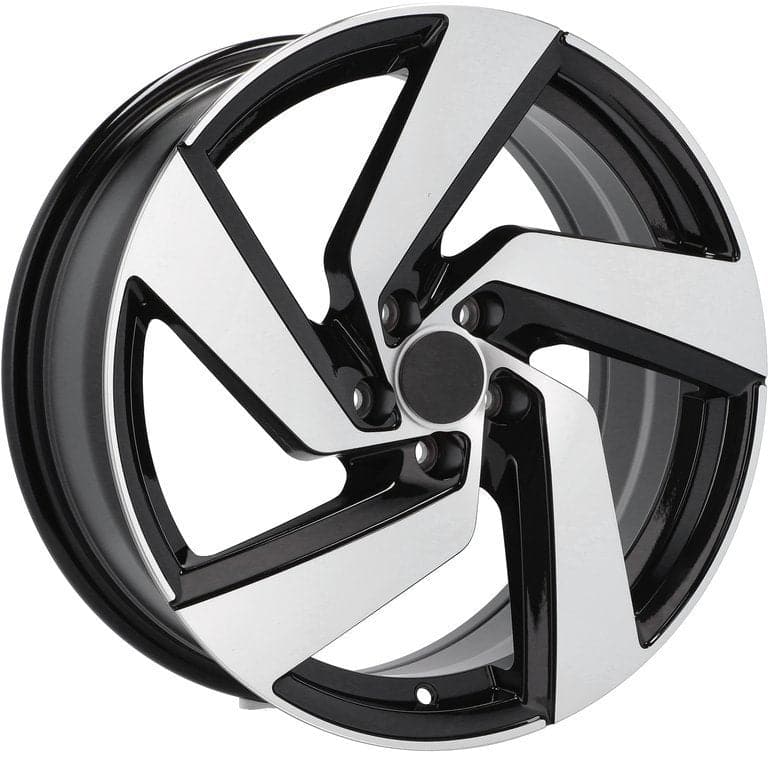 Racingline B5773 18x7.5 5x112 ET51 Black Polished VW - Wheelsup.sk