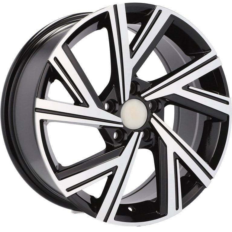 Racingline B5805 18x8 5x112 ET45 Black Polished VW - Wheelsup.sk