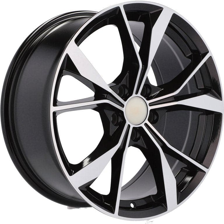 Racingline B5808 18x8 5x112 ET41 Black Polished VW - Wheelsup.sk
