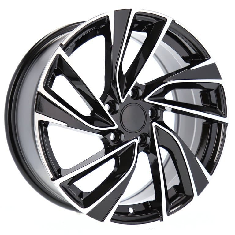 Racingline B5772 18x8 5x112 ET45 Black Polished VW - Wheelsup.sk