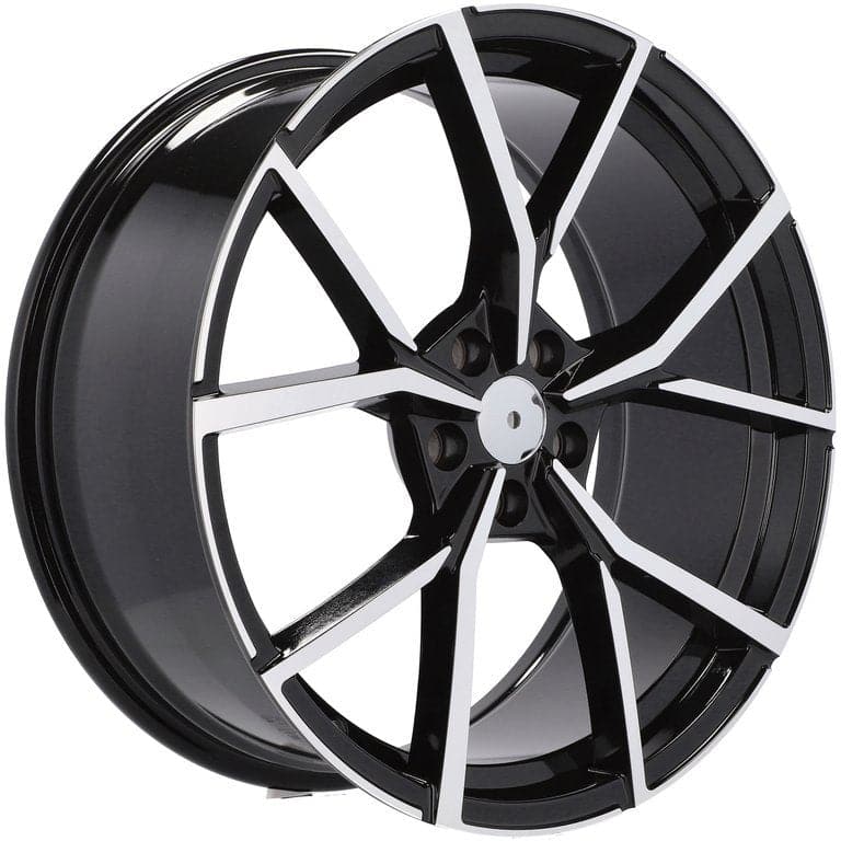 Racingline B5801 21x9 5x112 ET31 Black Polished VW - Wheelsup.sk
