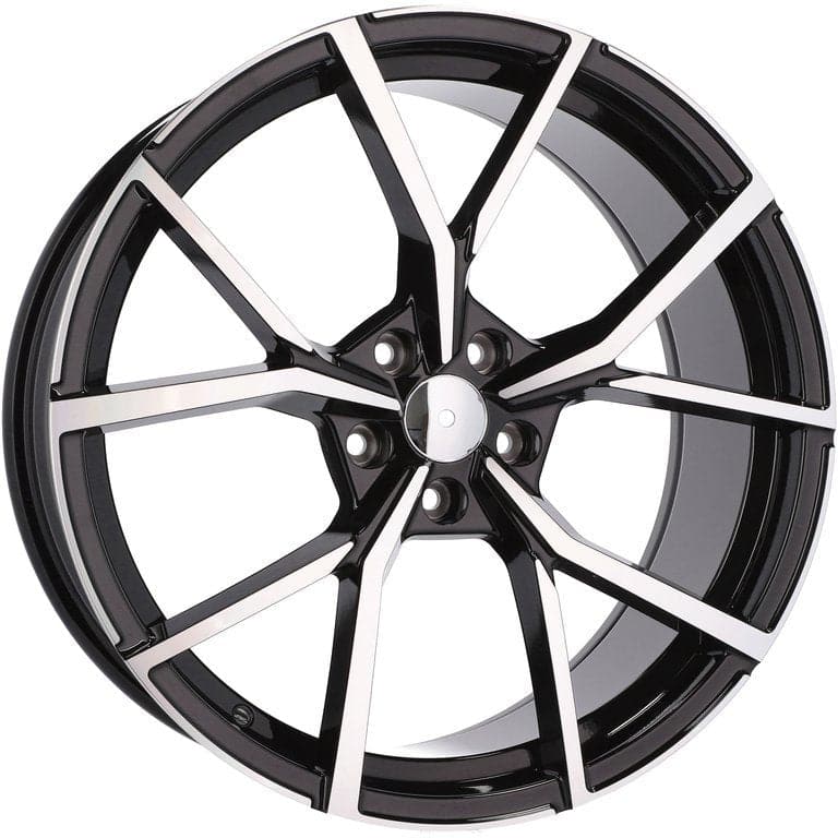 Racingline B5801 21x9 5x112 ET31 Black Polished VW - Wheelsup.sk