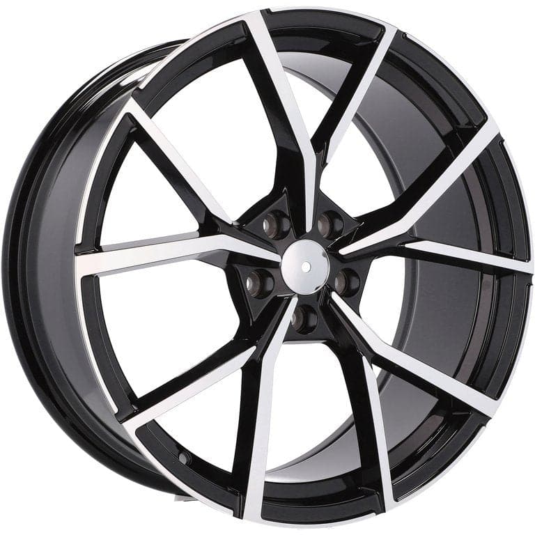 Racingline B5801 21x9 5x112 ET31 Black Polished VW - Wheelsup.sk