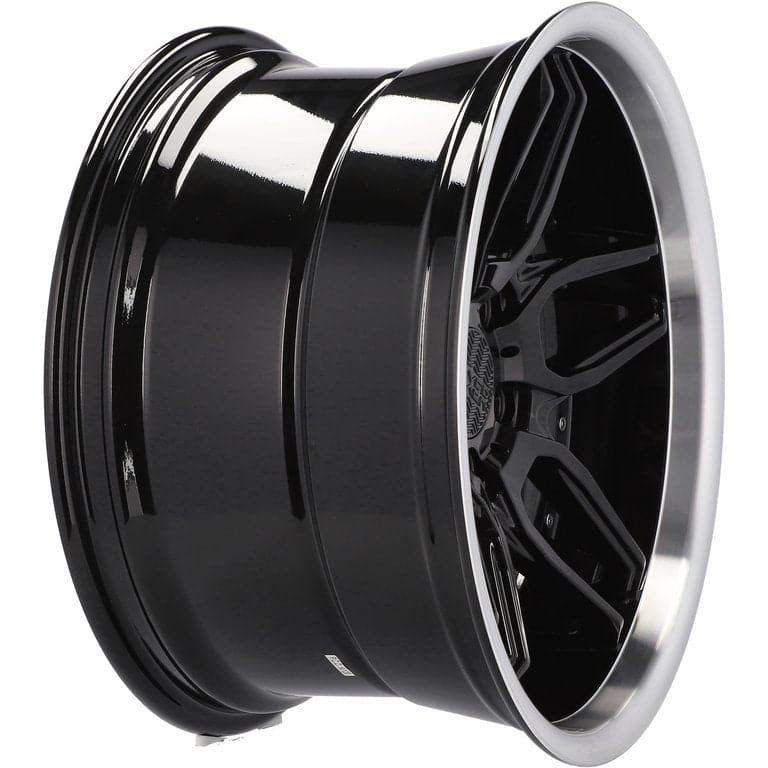 HAXER SSA01 19x8.5 5x120 ET35 Black & Polished Lip BMW - Wheelsup.sk