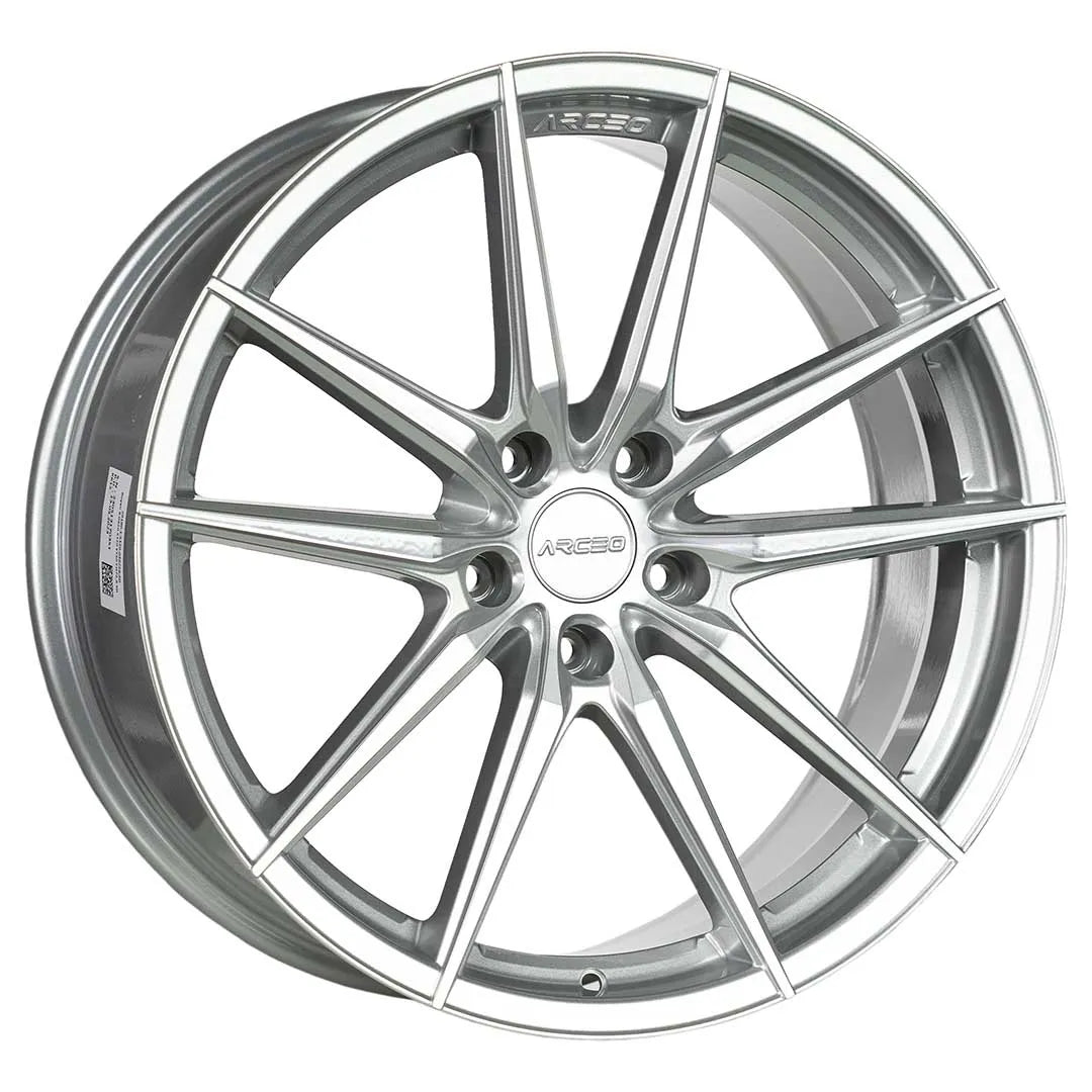Alu kola Arceo MONACO 9.5x19 5x120 ET37 Silver Diamond | Wheelsup.cz