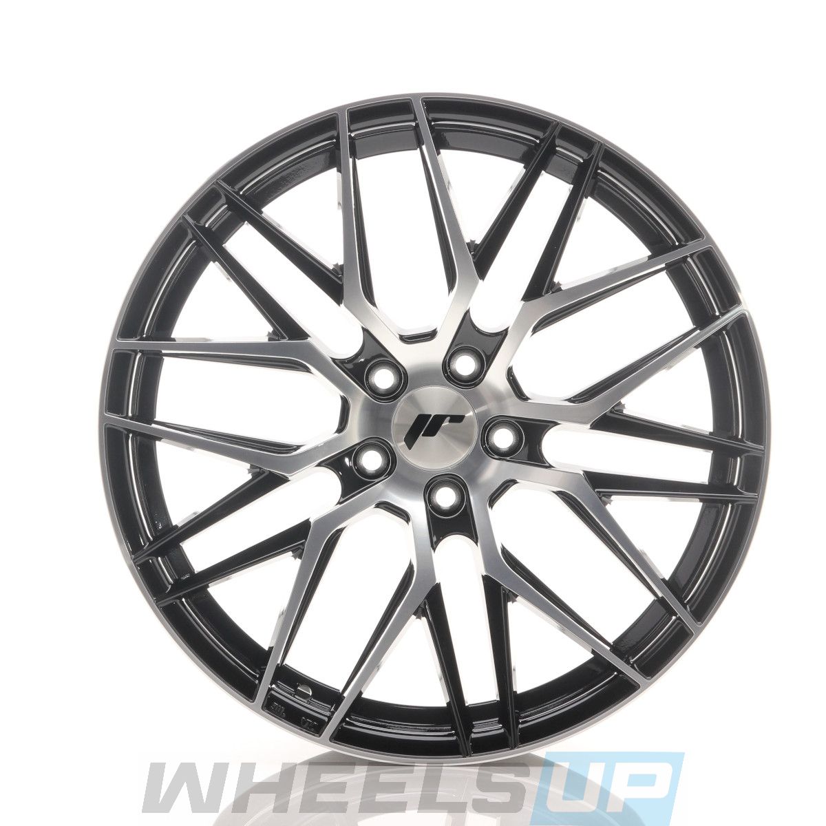 Alu kola Japan Racing JR28 19x8,5 ET40 5x108 Glossy Black Machined Face front | Wheelsup.sk