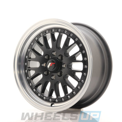Alu kola Japan Racing JR10 15x8 ET20 4x100/108 Matt Black w/Machined Lip WheelsUp
