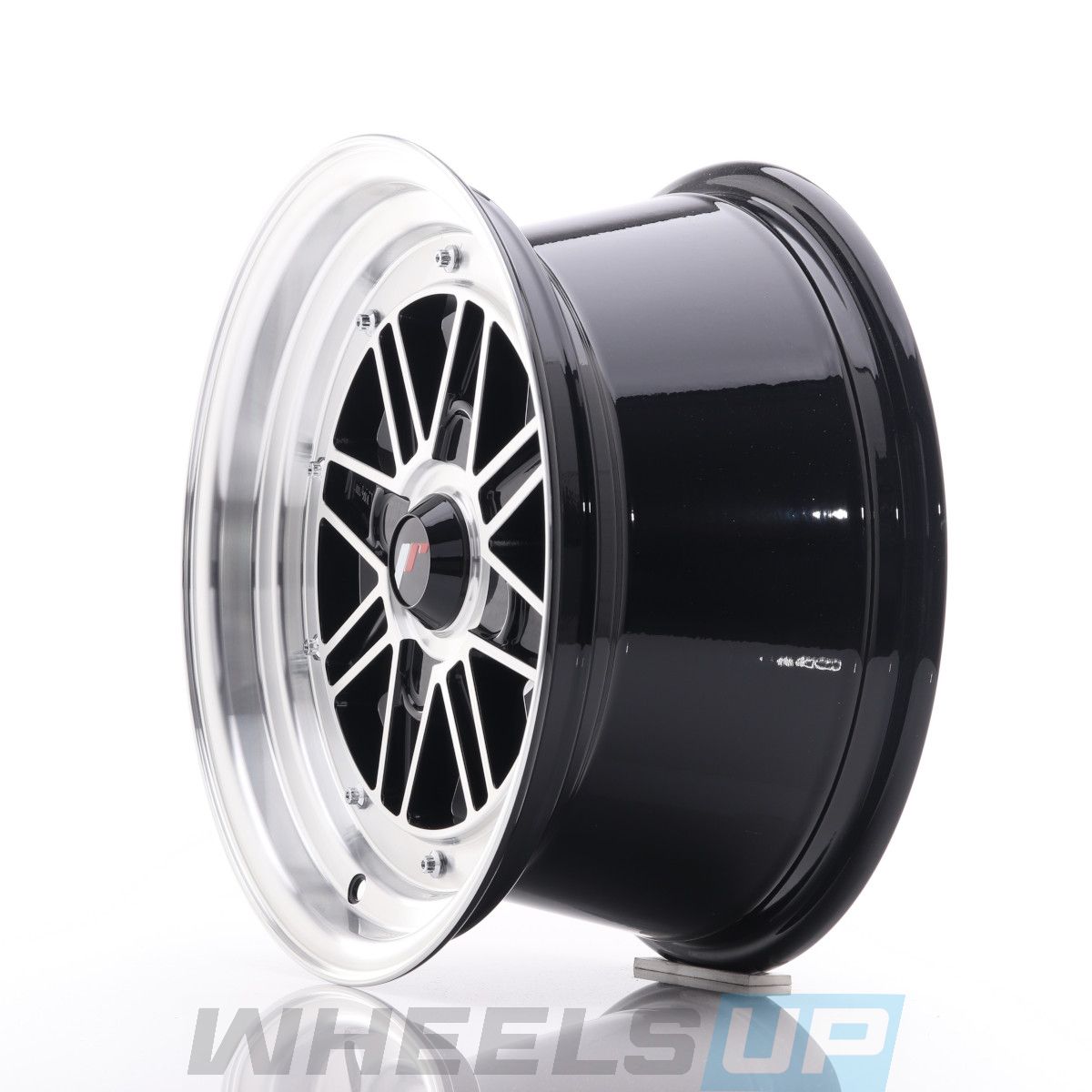 Alu kola Japan Racing JR31 15x7.5 ET20 4H BLANK Gloss Black Machined Face profil | Wheelsup.sk