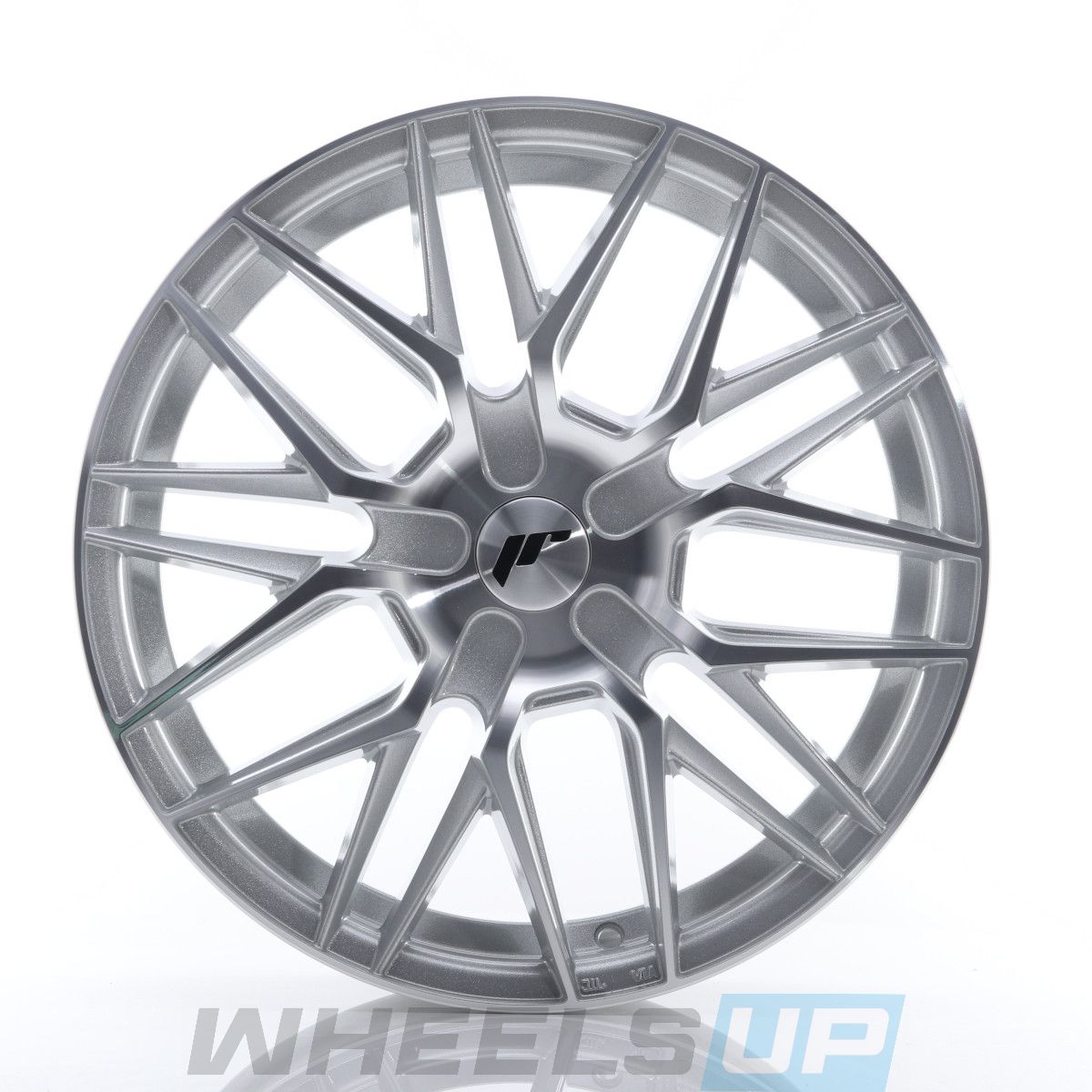 Alu kola Japan Racing JR28 17x7 ET35 5x100 Silver Machined Face front | Wheelsup.sk