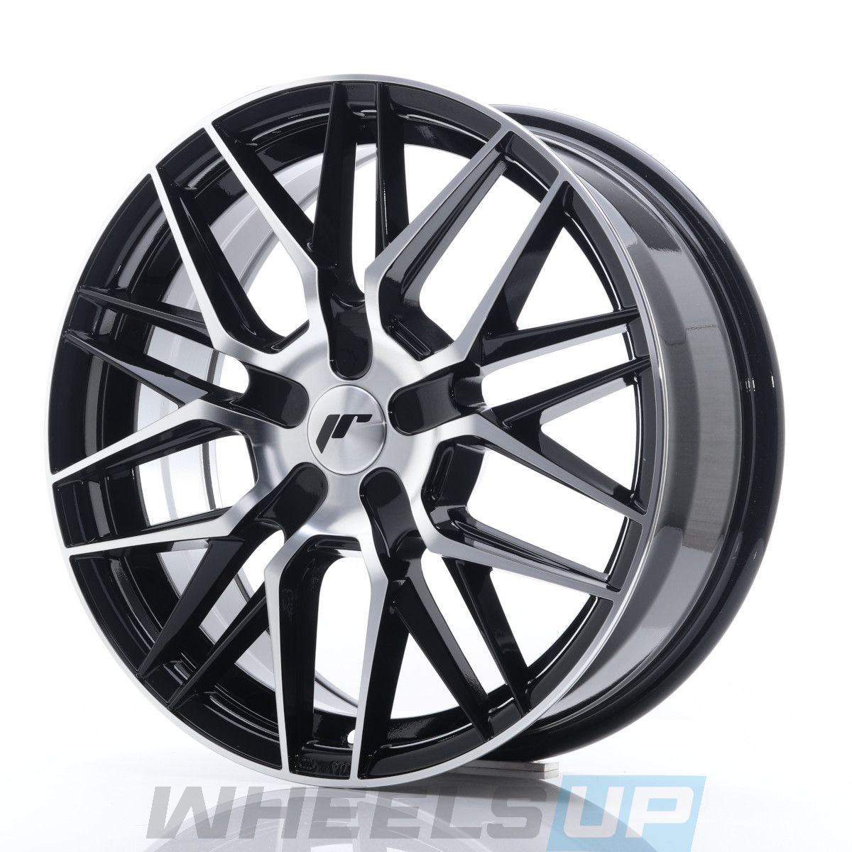 Alu kola Japan Racing JR28 17x7 ET35 5x100 Gloss Black Machined Face left | Wheelsup.sk