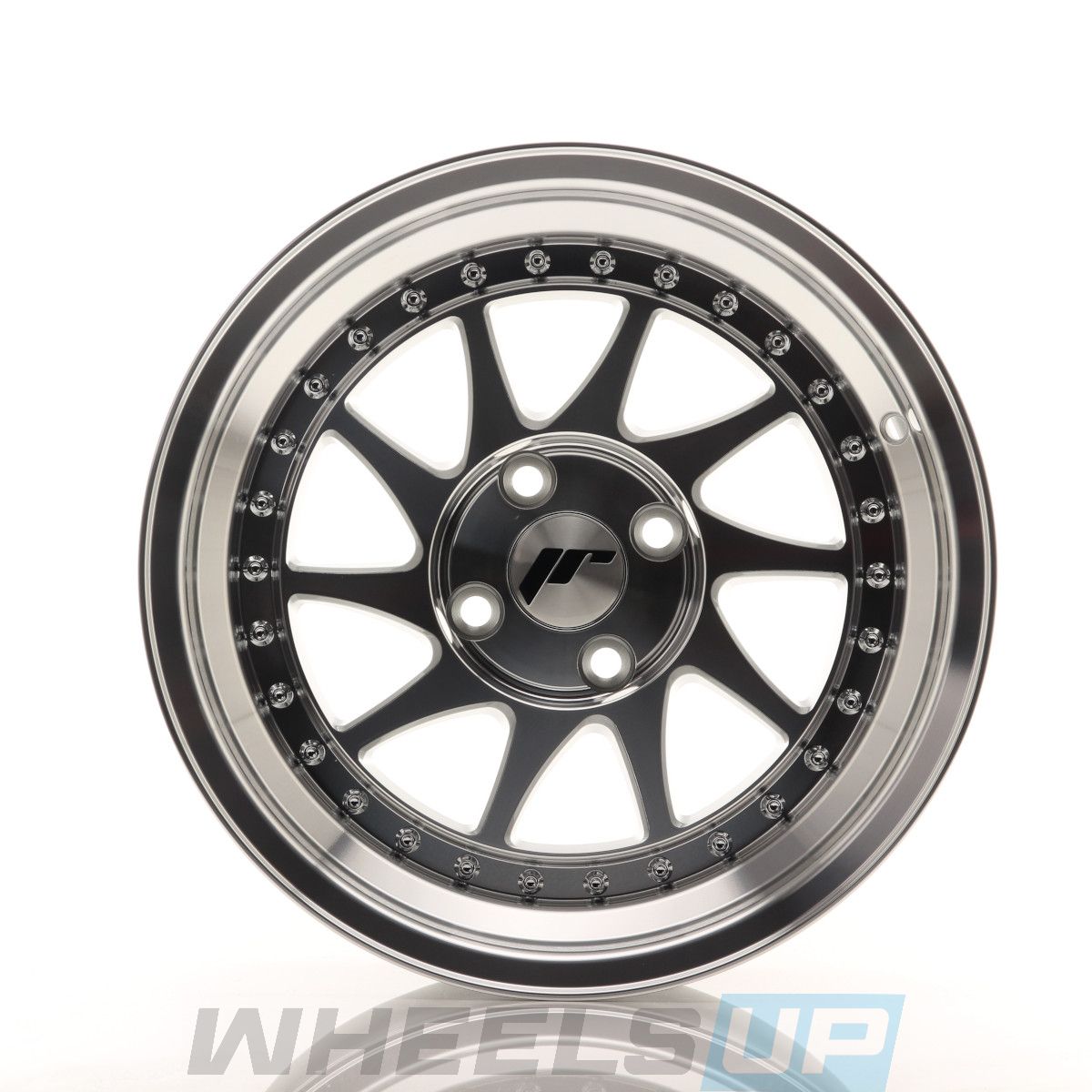 Alu kola Japan Racing JR26 15x8 ET5 4x100 Silver Machined Face front | Wheelsup.sk