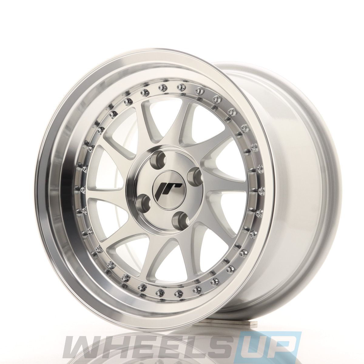 Alu kola Japan Racing JR26 15x8 ET5 4x100 Silver Machined Face left | Wheelsup.sk