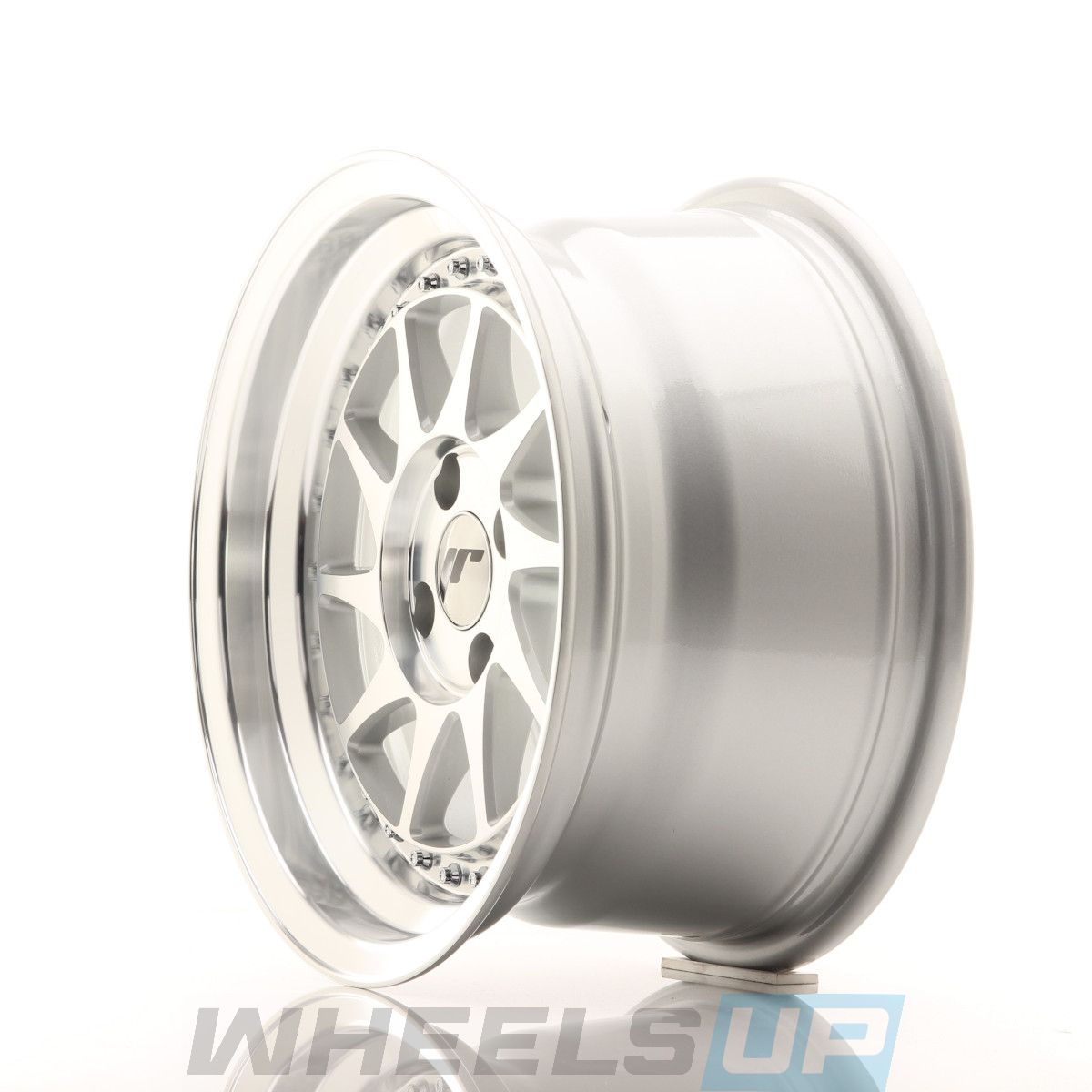 Alu kola Japan Racing JR26 15x8 ET5 4x100 Silver Machined Face profil | Wheelsup.sk