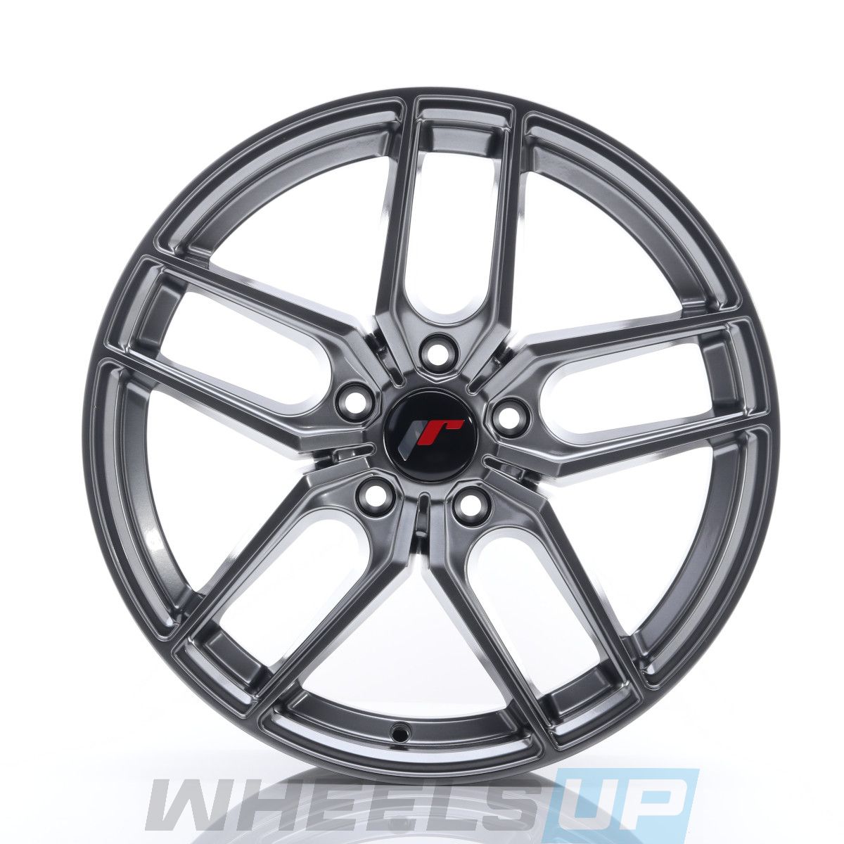 Alu kola Japan Racing JR25 18x8,5 ET40 5x112 Hyper Black front | Wheelsup.sk