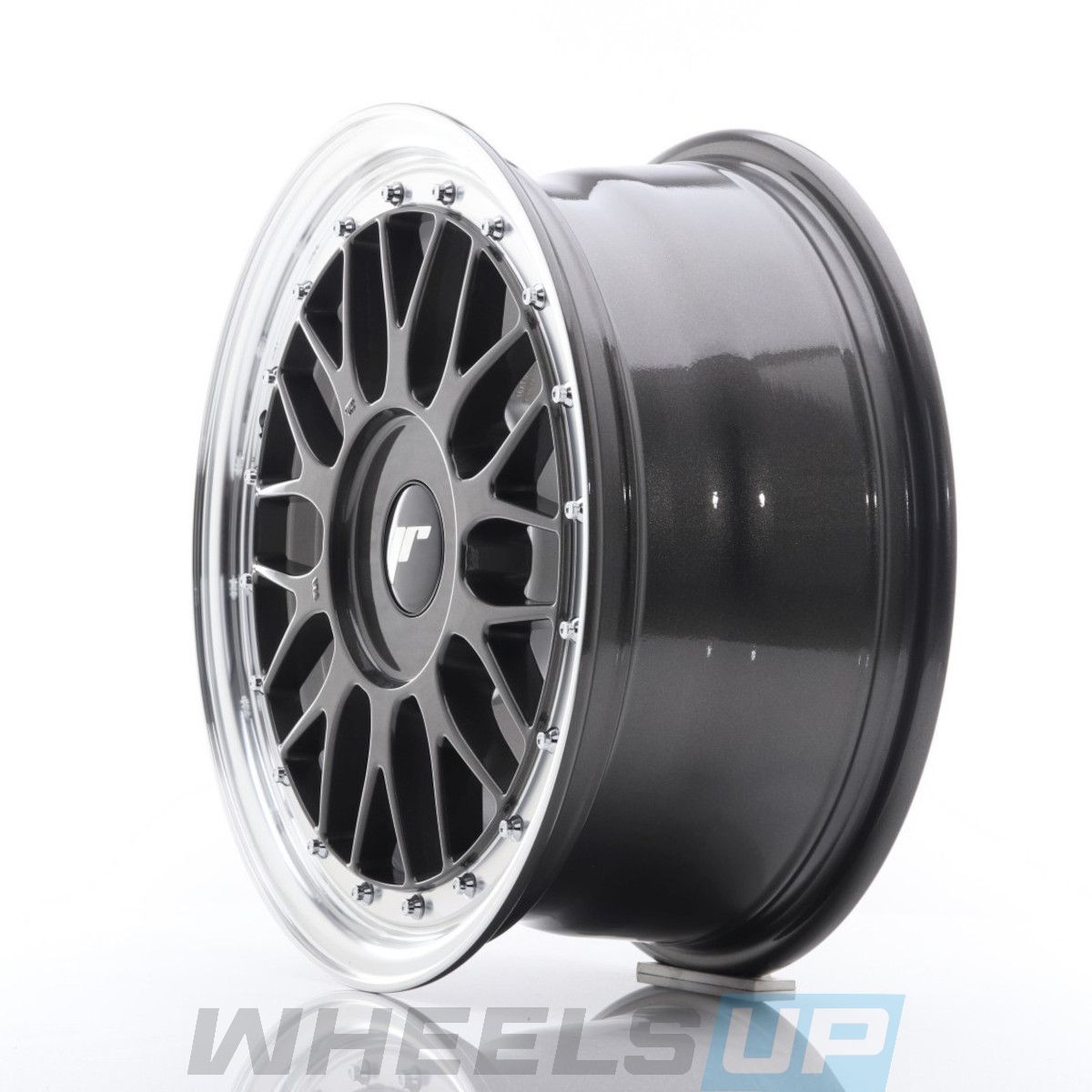 Alu kola Japan Racing JR23 18x8 ET40 5x112 Hyper Gray w/Machined Lip left | Wheelsup.sk