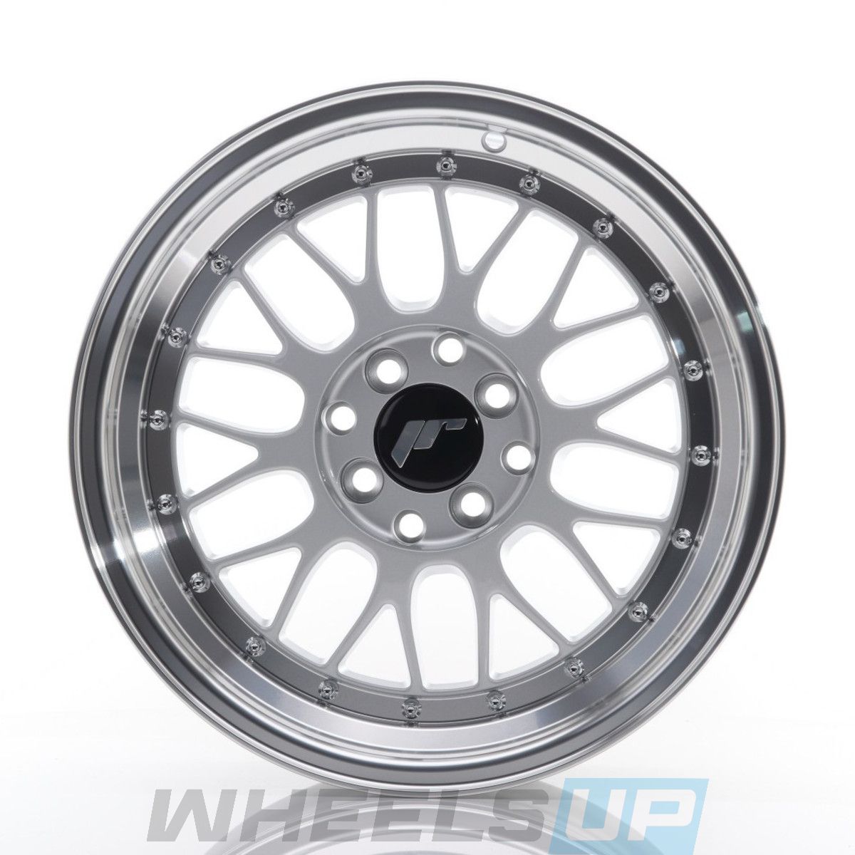 Alu kola Japan Racing JR23 18x8 ET40 5x112 Hyper Silver w/Machined Lip front | Wheelsup.sk
